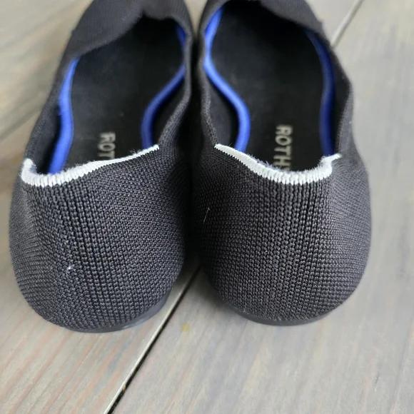 Rothys the point black ballerina flats size 8 - Picture 3 of 10